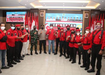 Kapolresta Barelang Hadiri Upacara Peringatan Hari Sumpah Pemuda di Kantor Walikota Batam