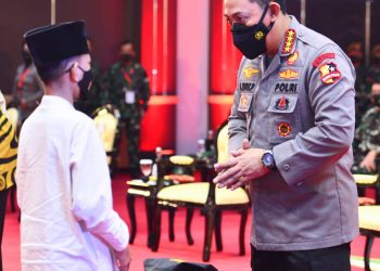 Kapolri Tekankan TNI-Polri Terus Bersinergi Wujudkan Target Vaksinasi Presiden Jokowi
