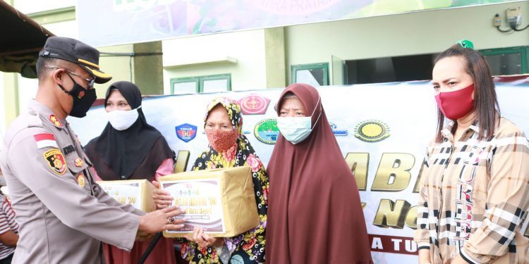 Peninjauan Vaksinasi Serta Pemberian Bantuan Sosial AKABRI ’90 TNI-POLRI di Natuna