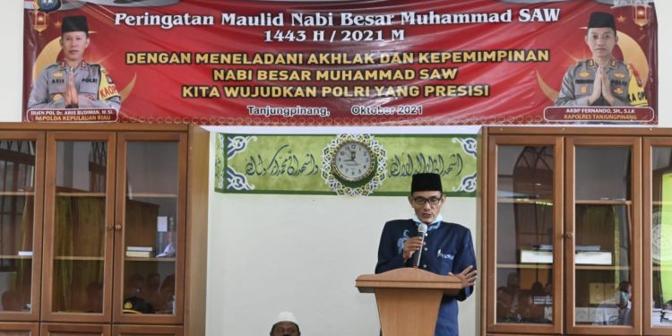 Polres Tanjungpinang Peringati Maulid Nabi Muhammad SAW, Wujudkan Polri yang Presisi