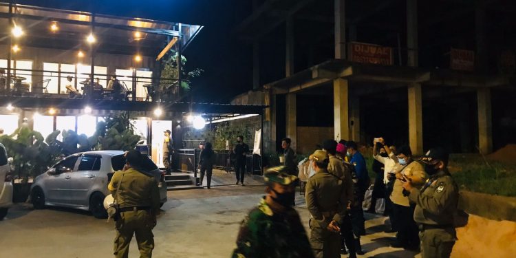 Polresta Barelang dan Instasi Terkait Gelar Cipta Kondisi Beri Himbauan Prokes