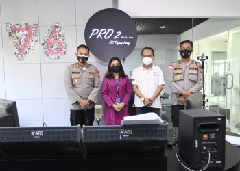 Sosialisasi Zona Integritas, Kapolres Tanjungpinang On Air Bersama BRI