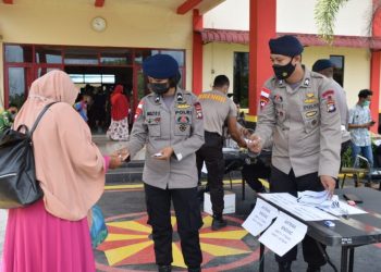 Target 5000 Dosis, Satbrimob Polda Kepri Kembali Gelar Vaksinasi Massal