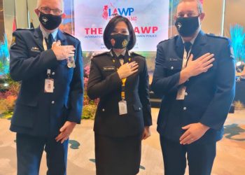 7 Polwan Polda Kepri mengikuti kegiatan Konferensi Polwan Sedunia, International Association Woman Police (IAWP) ke 58