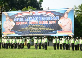 Apel Gelar Pasukan Operasi Zebra Seligi 2021