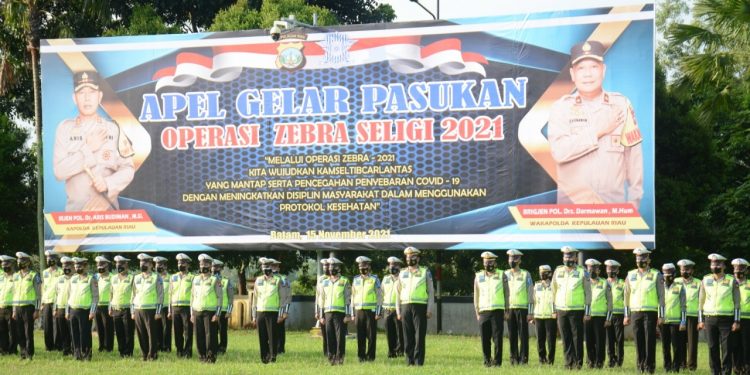 Apel Gelar Pasukan Operasi Zebra Seligi 2021