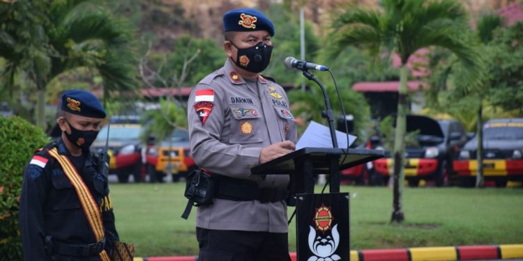 Apel Satuan dan Gelar Kendaraan serta Peralatan Jajaran Satuan Brimob Polda Kepri