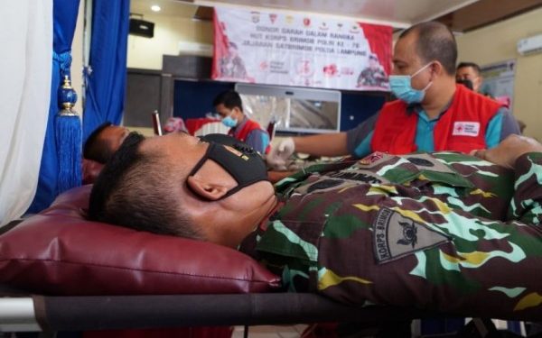 HUT Brimob Ke-76, Ini Yang Dilakukan Polda Lampung