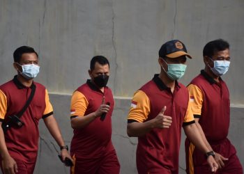 Jumat Sehat, Persnonel Polres Tanjungpinang Bersama Bhayangkari Cabang Tanjungpinang Gelar Olahraga Bersama