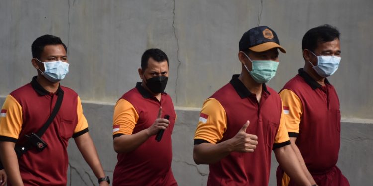 Jumat Sehat, Persnonel Polres Tanjungpinang Bersama Bhayangkari Cabang Tanjungpinang Gelar Olahraga Bersama