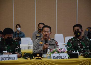 Kapolda Kepri Hadiri Pertemuan Forkopimda Kepri dengan Badan Legislasi DPR RI Dalam Rangka Pembahasan RUU Pembentukan Pengadilan Tinggi dan Pengadilan Tinggi Agama Prov Kepri