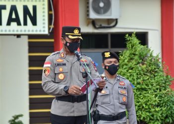 Kapolres Bintan Pimpin Apel Gelar Pasukan Operasi Zebra Seligi tahun 2021