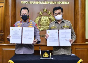 Kerja Sama Dengan Mentan, Polri Siap Perkuat Ketahanan Pangan