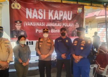 Nasi Kapau Polres Bintan Jelejahi 2 Pulau di Kab Bintan