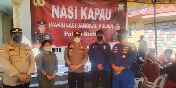 Nasi Kapau Polres Bintan Jelejahi 2 Pulau di Kab Bintan