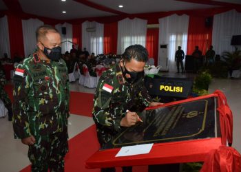 Peringatan HUT Brimob Polri Ke-76 Tahun 2021 di Mako Satbrimob Polda Kepri