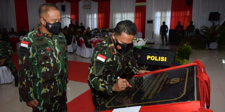 Peringatan HUT Brimob Polri Ke-76 Tahun 2021 di Mako Satbrimob Polda Kepri