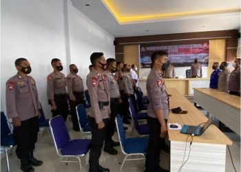 Polda Maluku Gelar Pelatihan Pra Operasi Aman Nusa II Siwalima 2021