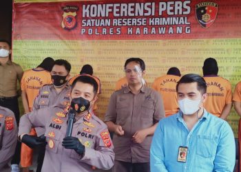 Polres Karawang Ungkap Pembunuh Bos Warung Padang