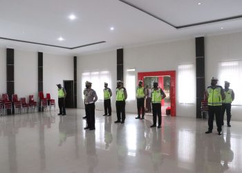 Polres Lingga Laksanakan Apel Gelar Pasukan Dalam Rangka Operasi Zebra Seligi 2021