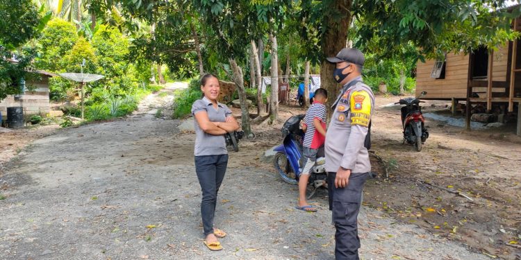 Polsek Batu Ampar Gelar Operasi Yustisi Penerapan Prokes Kel.Sei Jodoh Batu Ampar