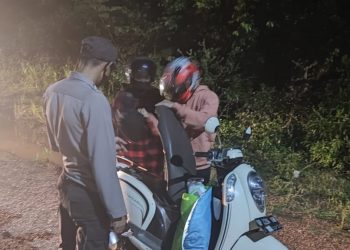 Polsek Galang Gelar Cipta Kondisi Beri Himbauan Prokes dan Kamtibmas