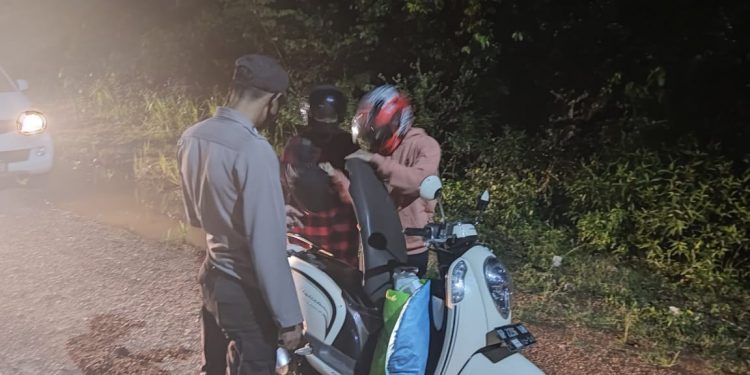 Polsek Galang Gelar Cipta Kondisi Beri Himbauan Prokes dan Kamtibmas