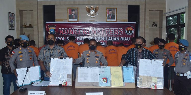 Sat Reskrim Polres Bintan Tangkap Bandar Judi Jenis Sijie