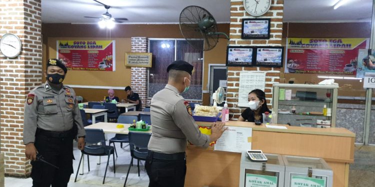 Sat Samapta Polresta Barelang Gelar Patroli Himbau Prokes
