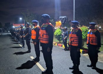 Satbrimob Polda Kepri Apel Kesiapsiagaan Power On Hand Kapolda Kepri