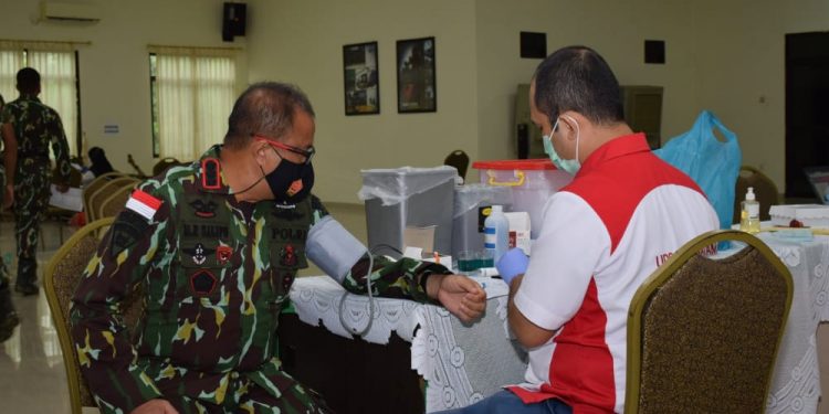 Satbrimob Polda Kepri Gelar Donor Darah, Dalam Rangka Memperingati HUT Ke-76 Tahun Korps Brimob Polri