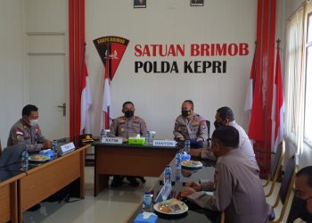 Satuan Brimob Polda Kepri Terima Kunjungan Tim Audit Kinerja Tahap II dari Itwasda Polda Kepri
