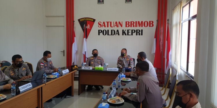 Satuan Brimob Polda Kepri Terima Kunjungan Tim Audit Kinerja Tahap II dari Itwasda Polda Kepri