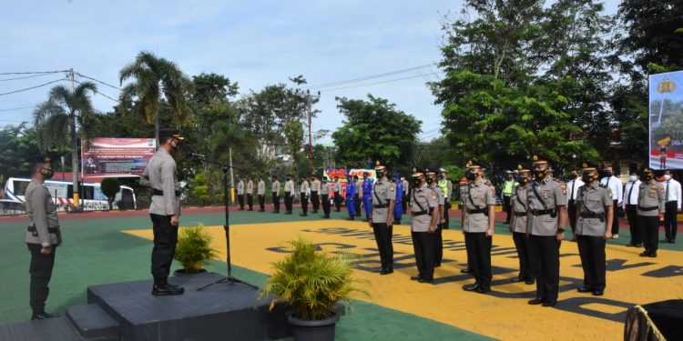 Serah Terima Jabatan Serta Pelantikan Jabatan Pejabat Utama Polres Tanjungpinang