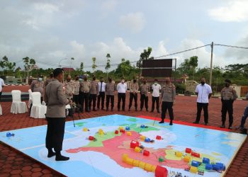 Siap Amankan Travel Bubble, Polres Bintan Gelar TFG