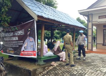 Upaya Polres Karimun Mudahkan Masyarakat Lansia Terima Vaksin Covid-19 “Vaksin Door to Door”