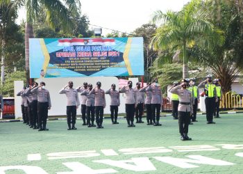 Wakapolres Natuna Pimpin Apel Gelar Pasukan Operasi Zebra Seligi tahun 2021