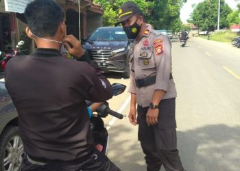 Cegah Varian Baru Omicron, Wakapolsek Kajuara Himbau Warga Taati Prokes