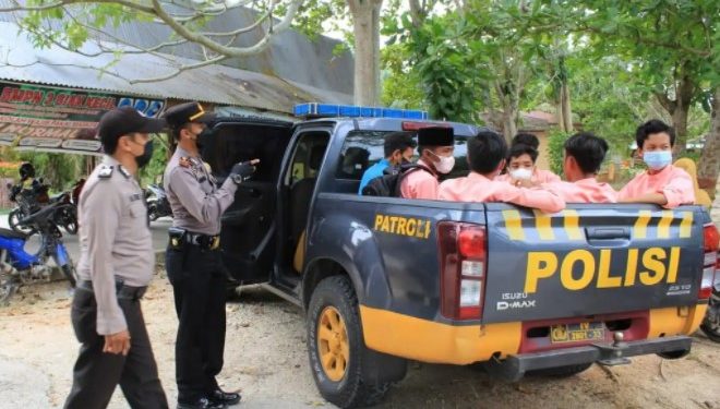 Polsek Siak Kecil Gelar Vaksinasi Massal