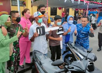 Gebyar Vaksin 20 Tahun Bakti Alumni Akabri 2001 untuk Negeri, Warga Vaksin Dapat Sepeda Motor