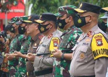 Apel Gelar Pasuka Operasi Lilin Seligi 2021 di Polda Kepri