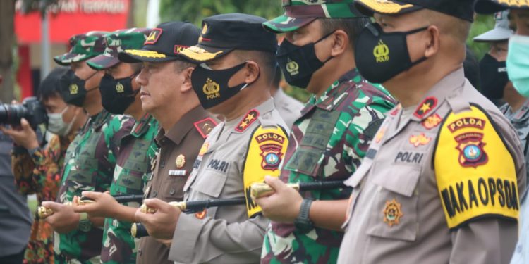 Apel Gelar Pasuka Operasi Lilin Seligi 2021 di Polda Kepri