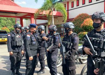 Jelang Nataru 2022, Batalyon A Pelopor Satbrimob Polda Kepri Tingkatkan Kesiapsiagaan