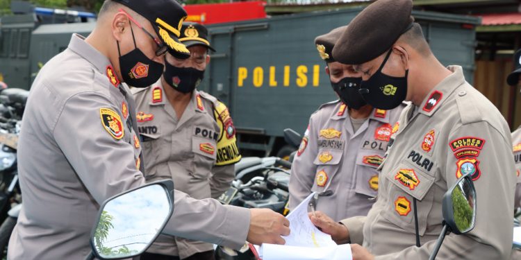 Jelang Nataru, Kapolres Natuna Cek Kendaraan Dinas