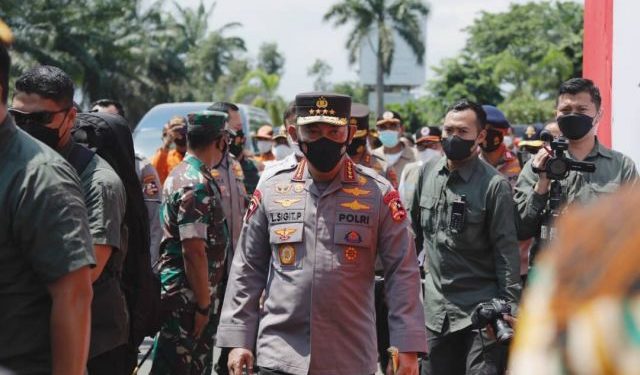 Jelang Nataru, Kapolri-Menhub Tinjau Pos Terpadu Gadog