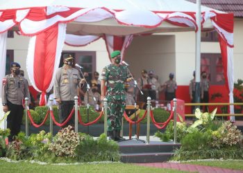 Kapolda Kepri dan Danrem 003/WP Membuka Pendidikan dan Latihan Integrasi Dikmaba TNI AD dan Diktukba Polri T.A. 2021