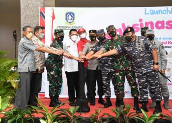 Kapolda Kepri Hadiri Launching Vaksinasi Covid-19 Bagi Anak Usia 6 s/d 11 Tahun Se-Provinsi Kepri