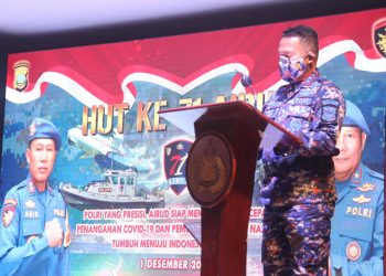 Kapolda Kepri Ikuti Upacara Virtual dan Syukuran Peringatan HUT Ke-71 Airud Tahun 2021