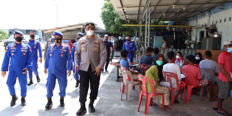 Kapolres Karimun Bersama Dir Polairud Polda Kepri Tinjau Nasi Kapau