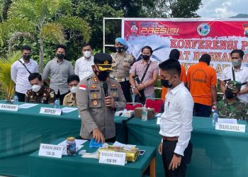 Kapolres Kepulauan Anambas Release Penangkapan Tersangka Narkoba Oleh Satnarkoba Polres Kep. Anambas